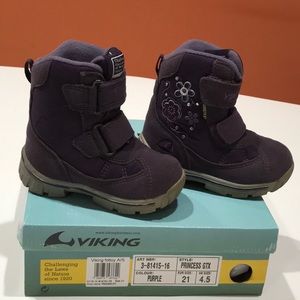 ☃️VIKING Girl’s Breath Waterpr. Gore-Tex Winter Boots, 5.5